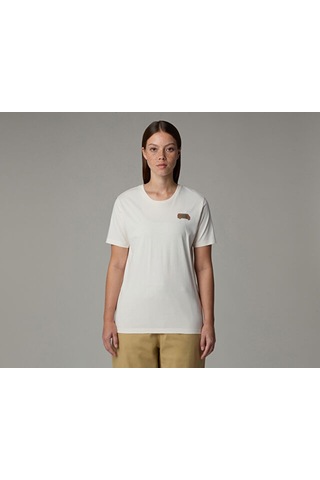 The North Face W Ss Outdoor Graphic Tee Kadın Outdoor Tişörtü Nf0a8c22qlı1 Beyaz Beyaz