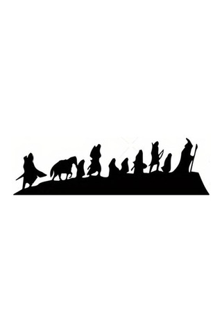Göç Eden Topluluk Duvar Dekor Sticker 51 X 15 Cm