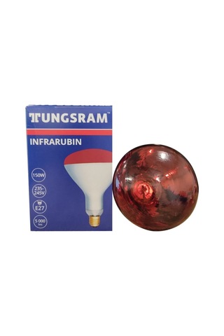 Isıtan Lamba,kırmızı Işık Infrared Ampul 150 Watt - 2 Adet
