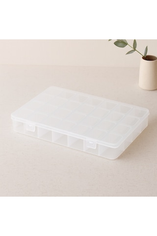 Buradabulabilirsin 28 Bölmeli Organizer Kutusu - Plastik Şeffaf Kapak Bbz