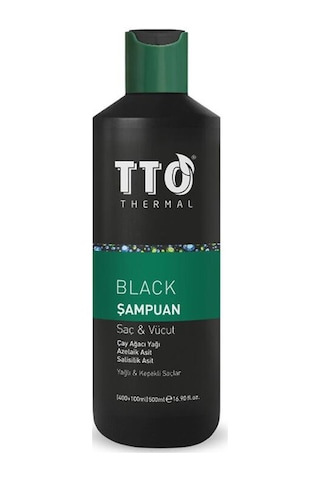 Tto Şampuan Black 400+100 Ml Düz