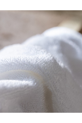 Madame Coco Ryella Armürlü %100 Pamuk 2'li El Havlusu - Beyaz Beyaz