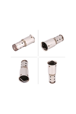 Kosona Motosiklet Tipi Akustik Gürültü Azaltıcı, Paslanmaz Çelik Uyumlu Boru Soğutucu, Evrensel Montajlı Db Killer 51mm