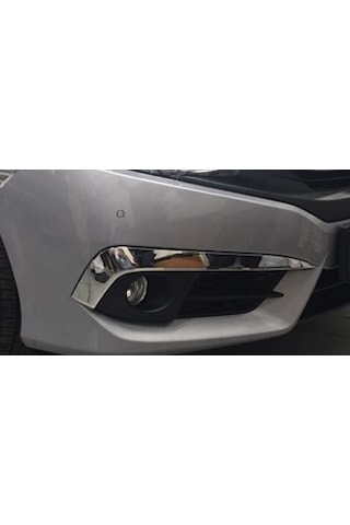 Honda Civic Fc5 Ön Sis Farı Kaş Nikelajı