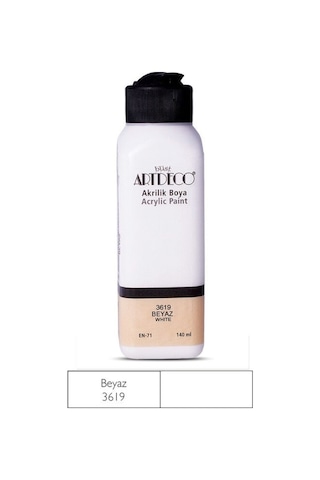 Artdeco 3619 Beyaz Akrilik Boya 140 ML