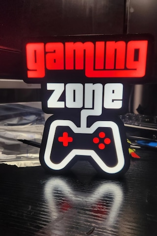 Game Zone Dekoratif Aydınlatma Led Gece Lambası Çok Renkli