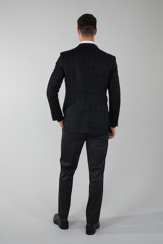 Bisse Comfort Fit Siyah Mono Yaka Çift Yırtmaçlı 6 Drop Yün Kaşmir Erkek Ceket Pck24k24208 D99 Siyah