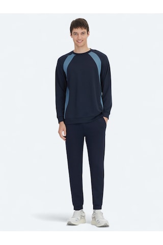 Kip Lacivert Bisiklet Yaka Sweatshirt Lacivert -