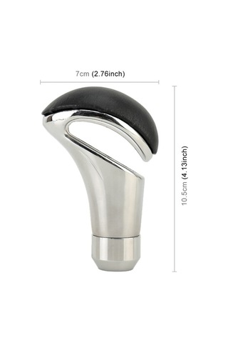 Tongxida Universal İçi Boş Deri + Metal Araba Vites Topuzu Std