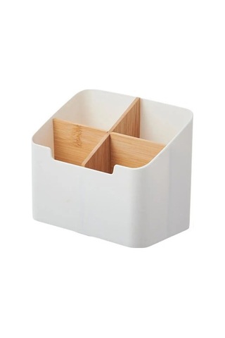 Createtech Depolama Kutusu Tv Klima Uzaktan Kumanda Düzenleyici Beyaz