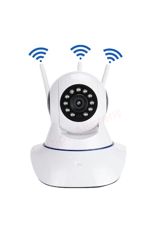Gece Görüşlü HD 360 Derece WIFI İp Kamera Güvenlik Kamera 32 GB