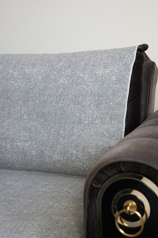 Merlin Pamuklu Saçaklı Koltuk - Çekyat Örtüsü 170x220 - Krem Krem