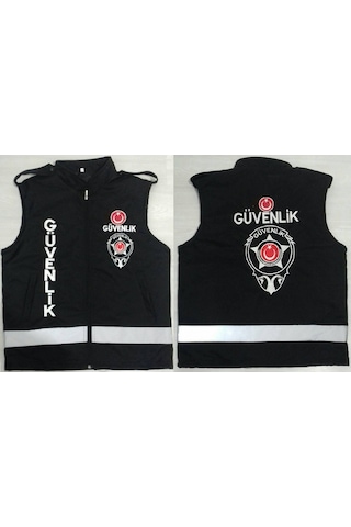 Özel Güvenlik Yeleği Satınal,yazıları Nakış İşlemeli Silinmez. Siyah