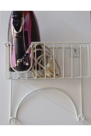 Beyaz Duvara Monte Ütü Ve Ütü Masası Askısı Ütü Düzenleyici Raf