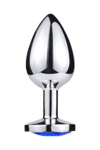 Odins Shop Mücevher Taşlı Büyük Boy Paslanmaz Çelik Anal Tıkaç (Plug)