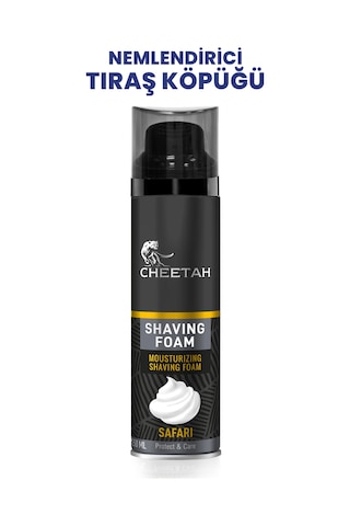 Cheetah Safari Erkek Parfüm EDP 100 ML + Sprey Deodorant 150 ML + Tıraş Köpüğü 250 ML