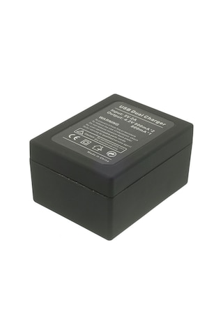 Cbtx Mini Usb Kablosu İle Gopro Hero3+ / 3 Uyumlu İkiz Dual Usb Pil Şarj Cihazı Şarj Paketi