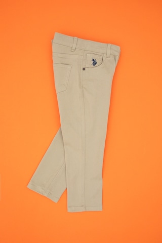 U.s. Polo Assn. Erkek Çocuk Açık Haki Pantolon Kanvas-chino 50317183-vr183 Acık Hakı