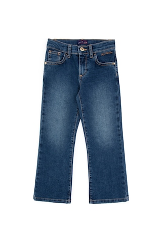 U.S. Polo Assn. Kız Çocuk Mavi Slim Flare Fit Jean Pantolon 50317872-DN0022