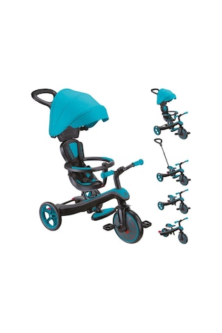 Globber Explorer 4in1 Trike Bisiklet Mavi Çok Renkli