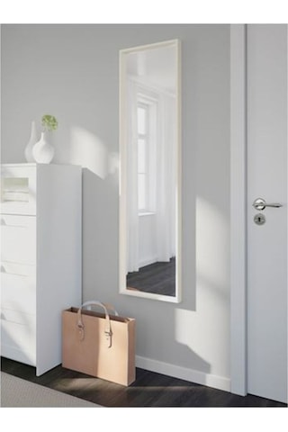 Nıssedal Ayna, Beyaz 40x150 Cm Beyaz