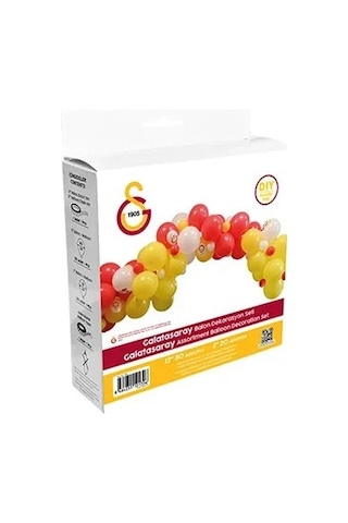 Balonevi Gs Taraftar Asorti Balon Dekorasyon Seti 70 Adet 12 + Çok Renkli