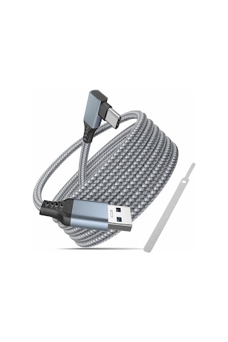 Cosmostech Meta Quest Sanal Gerçeklik Gözlüğü İçin Link Kablosu 1/2/3/pro/pico Uyumlu 3.2 Hızlı Data Kablosu 5m G