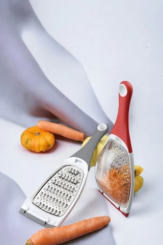 Pratik Uzun Saplı Çift Yönlü Hazneli Rende Sarımsak ,zencefil ,meyve Ve Sebze Öğütücü Rende Royaleks Çok Renkli