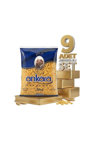 Ankara Boncuk Makarna 9x500 Gr