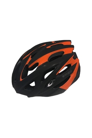 Kron Zozo - Kask - Mv29 - Arka Led Lambalı - Fileli - Siyah/turuncu - M Beden