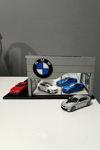 Bmw Showroom Tasarımlı Dekoratif Diorama 1:64