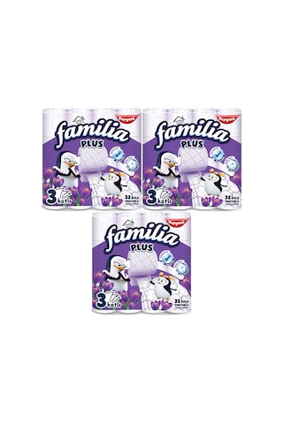 Familia Plus Tuvalet Kağıdı 3 Katlı 96 Lı Paket Sihirli Çiçekler