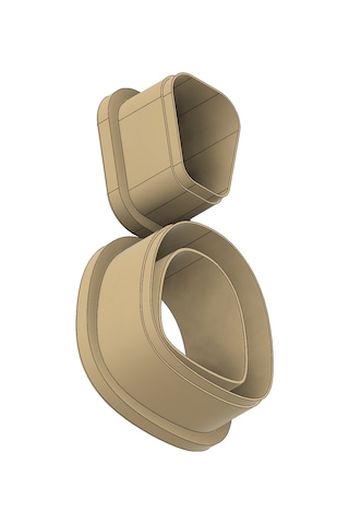 Polimer Kil Küpe Kalıbı Model 0001