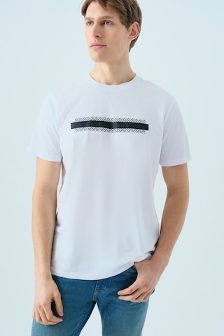 Loft Erkek Tişört Lf2038585 Beyaz