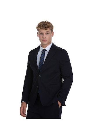 Lacivert Regular Fit Mono Yaka Pamuklu Takım Elbise 34353 Lacivert