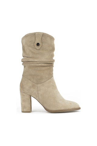 Ziya, Kadın Hakiki Deri Çizme 1531050z25100670k Bej 1531050z25100670k 340 Bej