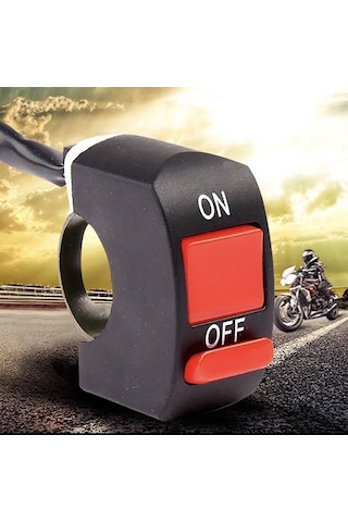 Gidon Bağlantılı Universal Motosiklet Açma Kapama Düğmesi