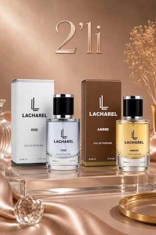 Lacharel One Ve Ambre 2'li Kadın Parfüm Seti Eau De Parfum 2x50 Ml Ferah