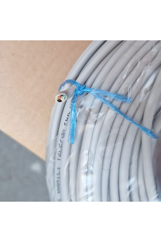 Has Light Dahili Pdv Telefon Kablosu Kırmızı Bakır 4 Kablo 100m