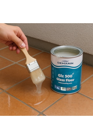 Glz 500 Glass Floor Şeffaf Su Yalıtımı 1 Kg