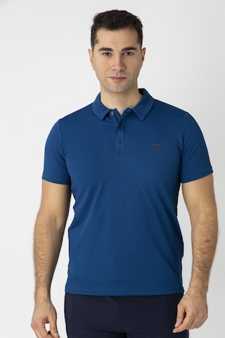 Crozwise Waffle Polo Yaka Tişört Sax 7150-17