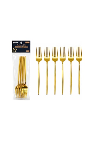 Storeşahin Gold Yemek Çatalı Shn0720