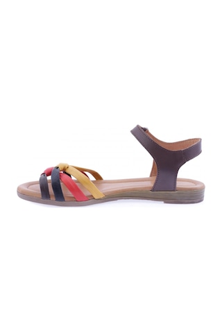 Dgn 3052-22y Kadın Çapraz Bantlı Sandalet 3052-2022-R1886 Vizon