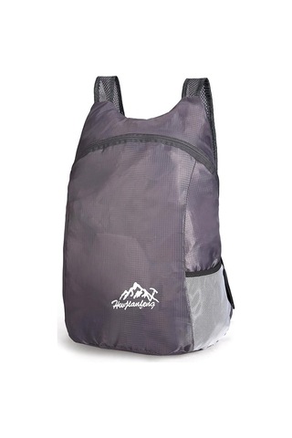 Gri Katlanabilir Sırt Çantası Açık Seyahat Su Geçirmez Spor Kamp Yürüyüş Sırt Çantaları Gri