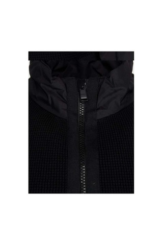 Boss Panoramica Hybrid Knit Jacket Erkek Ceket Siyah Siyah