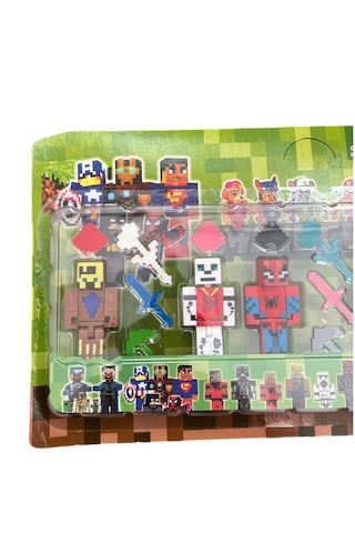 Minecraft Avengers Karakterler 6 Figürlü 7 Cm 21 Parça