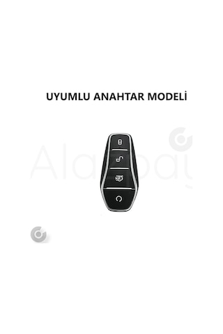 Byd Atto 3 Seal U Anahtar Silkon Desenli Anahtar Kılıfı 1 Adet