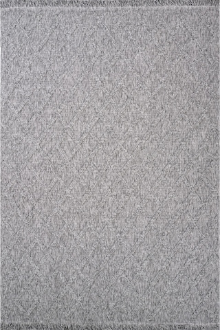 Kaşmir Halı Kilim/Jüt Belek Gri 100x300 CM Salon Mutfak Halısı Yolluk Kilim