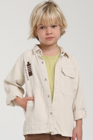 Xo Kids Erkek Çocuk Gömlek 1-4 Yaş 2551 Taş Rengi