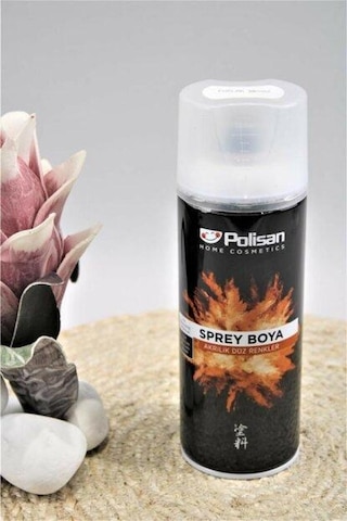 Polisan Akrilik Sprey Boya Parlak Beyaz 400 ML Polisan Akrilik Sprey Boya Parlak Beyaz 400 ML